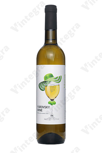 Мускат Юровский, белое, полусладкое, 10-12%, полусладкое, 0.7 л., 10%, Россия