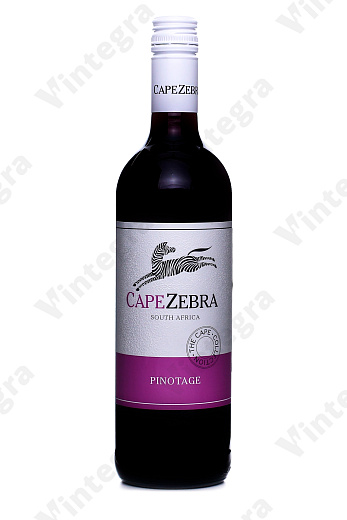 Cape Zebra Pinotage, 2023, полусухое, 0.75 л., 13%, Южная Африка
