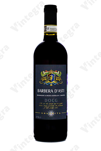 Solarita Barbera d'Asti, 2024, сухое, 0.75 л., 13%, Италия
