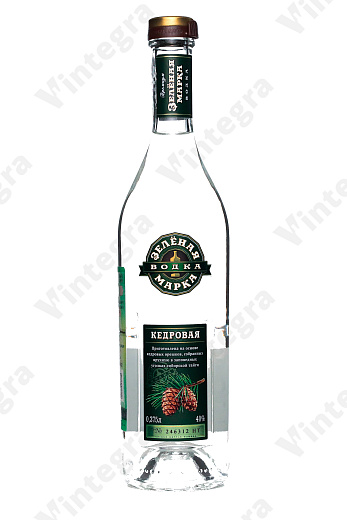Зеленая Марка Кедровая особая, 0.375 л., 40%, Россия