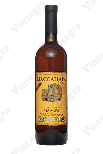 Мадера Массандра, 2015, десертное, 0.75 л., 19.5%, Россия