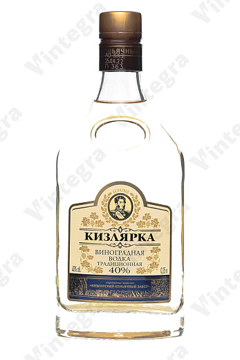 ККЗ Кизлярка Традиционная виноградная, 0.25 л., 40%, Россия
