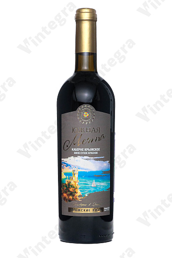 Каберне Крымское, сухое, 0.75 л., 12%, Россия