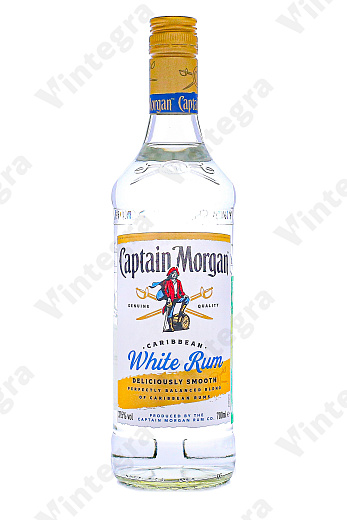 Captain Morgan Caribbean White, 0.7 л., 40%, Великобритания