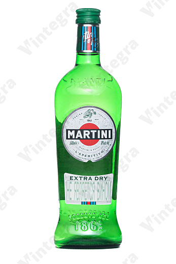 Martini Extra Dry, экстра драй, 0.5 л., 18%, Италия