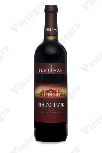 Инкерман Шато Руж, полусухое, 0.7 л., 14%, Россия
