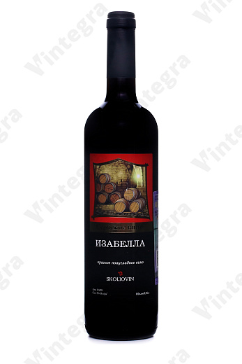 Skoliovin Isabella, 2023, полусладкое, 0.75 л., 11%, Сербия