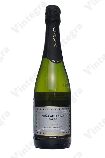 Cava Vina Adelaida Semiseco DO Cava Extremadura, 2021, полусухое, 0.75 л., 11.5%, Испания