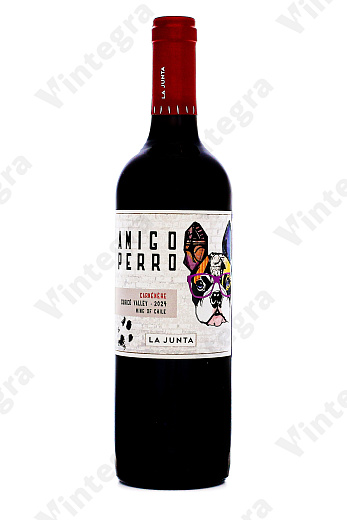 Amigo Perro Carmenere Curico Valley, 2024, сухое, 0.75 л., 13%, Чили