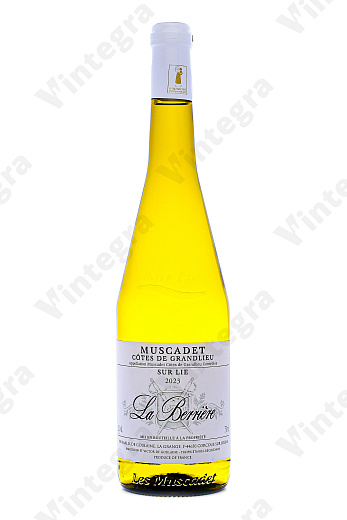 La Berriere Muscadet Cotes De Grandlieu Sur Lie AOC, 2023, сухое, 0.75 л., 12%, Франция