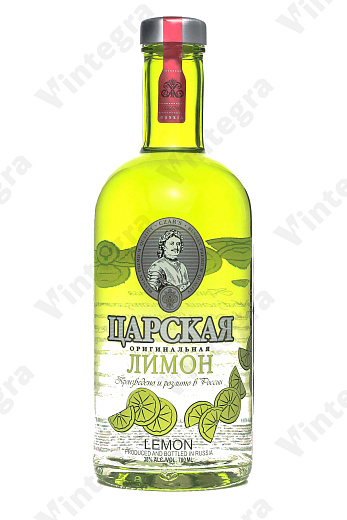 Царская Оригинальная Лимон, горькая, 0.7 л., 38%, Россия