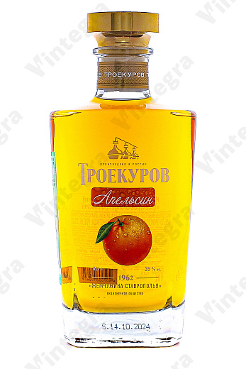 Троекуров Апельсин, 0.5 л., 35%, Россия