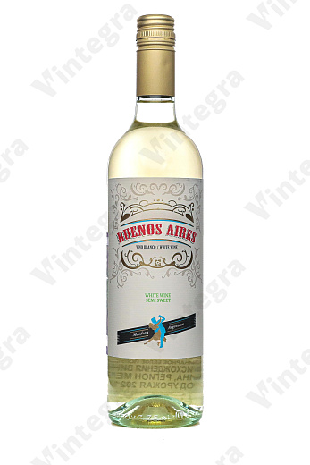 Buenos Aires, 2021, полусладкое, 0.75 л., 11.5%, Аргентина