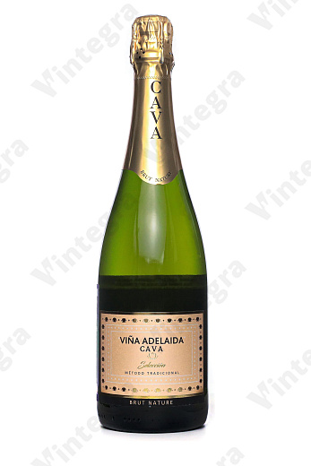 Cava Vina Adelaida Brut Nature DO Cava Extremadura, 2022, брют, 0.75 л., 11.5%, Испания