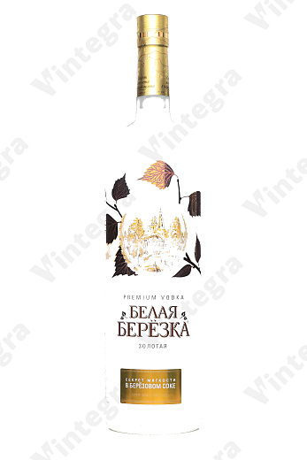 Белая Березка Золотая, 1 л., 40%, Россия