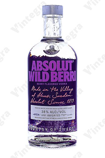 Absolut Wild Berry, 0.7 л., 38%, Швеция