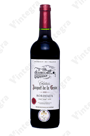 Chateau Jacquet de la Grave, 2022, сухое, 0.75 л., 13.5%, Франция