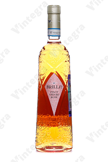 Brilla! Pinot Grigio Rose, 2023, полусухое, 0.75 л., 12.5%, Италия