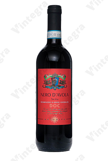 Solarita Nero d'Avola, 2021, сухое, 0.75 л., 13%, Италия