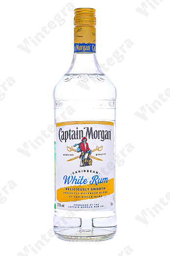 Captain Morgan Caribbean White, 1 л., 40%, Великобритания