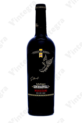 Сихарули Мукузани, 2023, сухое, 0.75 л., 13%, Грузия