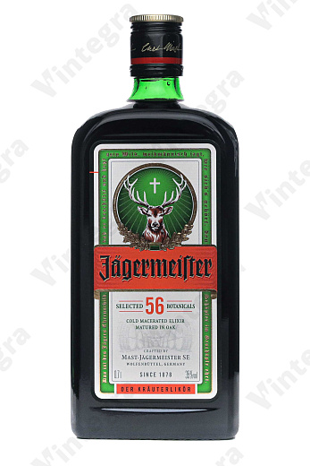Jagermeister, сладкий, 0.7 л., 35%, Германия