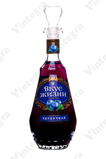 Вкус жизни черничная, 0.5 л., 20%, Россия