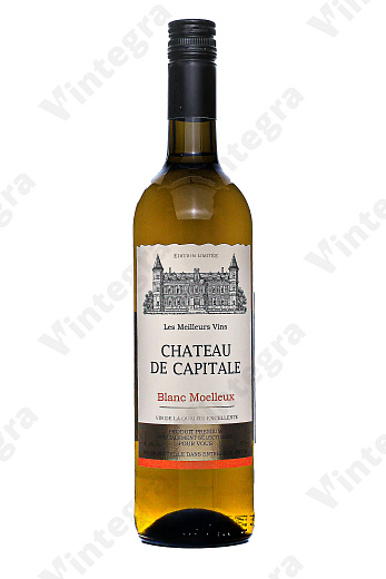 Шато де Капиталь, полусладкое, 0.75 л., 12%, Россия