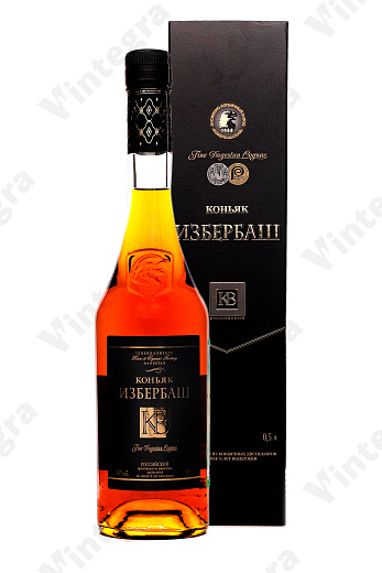 Российский Избербаш КВ, 0.5 л., 40%, Россия, подарочная упаковка