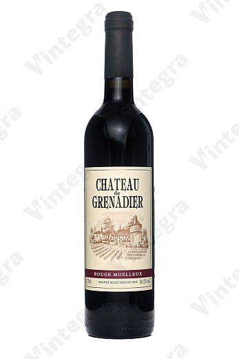 Шато де Гренадер, полусладкое, 0.7 л., 12%, Россия