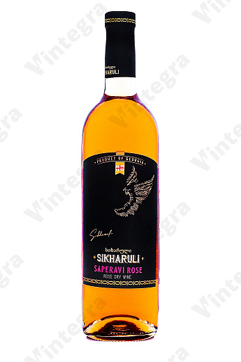 Сихарули Саперави Розе, 2024, сухое, 0.75 л., 14%, Грузия