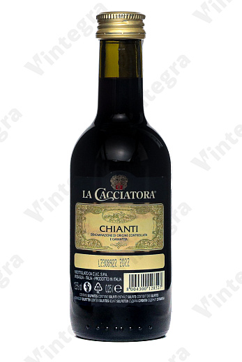 La Cacciatora Chianti, 2022, сухое, 0.25 л., 12.5%, Италия