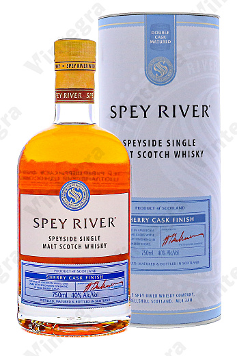 Spey River Speyside Single Malt, 0.75 л., 40%, Великобритания, подарочная упаковка, в тубе