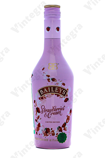 Baileys Strawberries and Cream Limited Edition, 0.5 л., 17%, Ирландия