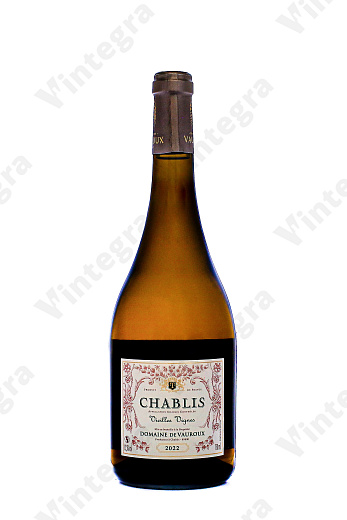 Domaine de Vauroux Chablis Vieilles Vignes, 2022, сухое, 0.75 л., 12.5%, Франция