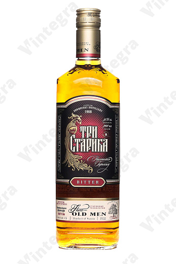 Три старика горькая, 0.7 л., Россия