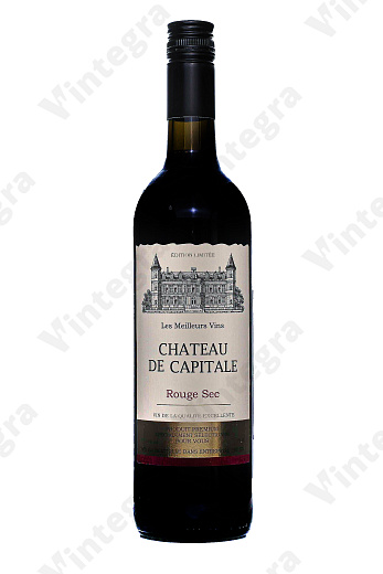 Шато де Капиталь, красное, сухое, сухое, 0.75 л., 10%, Россия