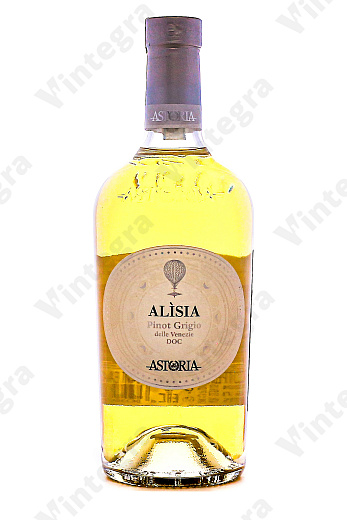 Astoria Alisia Pinot Grigio delle Venezie DOC, 2023, полусухое, 0.75 л., 12.5%, Италия