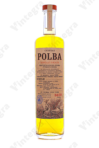 Полба на колосках ручного сбора, 0.7 л., 38.5%, Россия