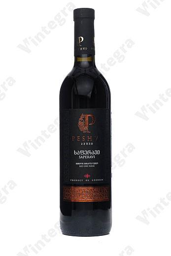 Пешви Саперави, 2020, сухое, 0.75 л., 12.5%, Грузия