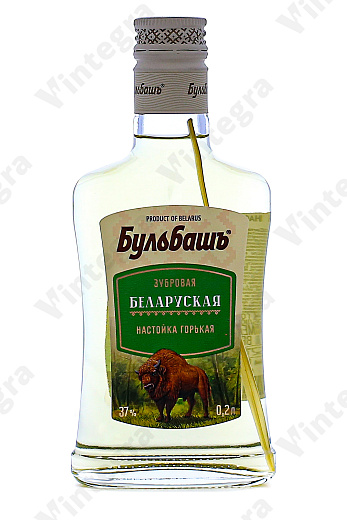 Бульбашъ Зубровая Беларуская, 0.2 л., 37%, Беларусь