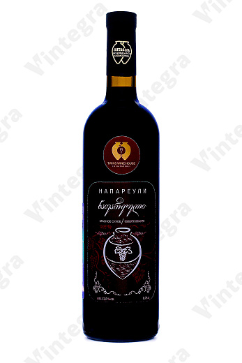 Напареули, 2023, сухое, 0.75 л., 12.5%, Грузия