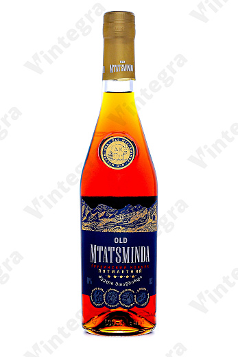 Старая Мтацминда Пятилетний, 0.5 л., 40%, Грузия
