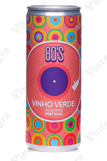 80’s Vinho Verde Rose, 2023, полусухое, 0.25 л., 9.5%, Португалия, ж/б