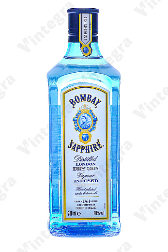 Bombay Sapphire London Dry, сухой, 0.7 л., 40%, Великобритания