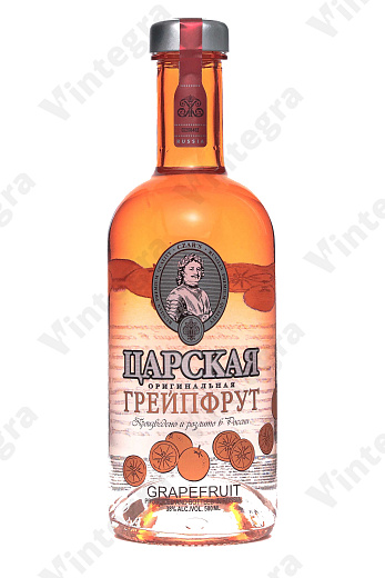 Царская Оригинальная Грейпфрут, горькая, 0.5 л., 38%, Россия