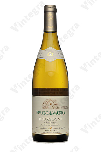 Domaine de Vauroux Bourgogne Chardonnay, 2018, сухое, 0.75 л., 12.5%, Франция