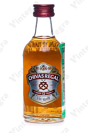 Chivas Regal 12 years old, 0.05 л., 40%, Великобритания