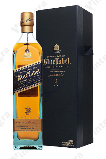 Johnnie Walker Blue Label, 0.75 л., 40%, Великобритания, подарочная упаковка