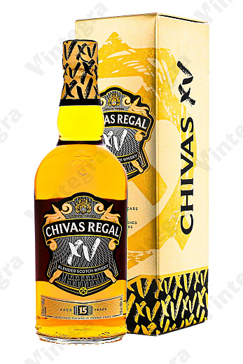 Chivas Regal 15 years old, 0.75 л., 40%, Великобритания, подарочная упаковка